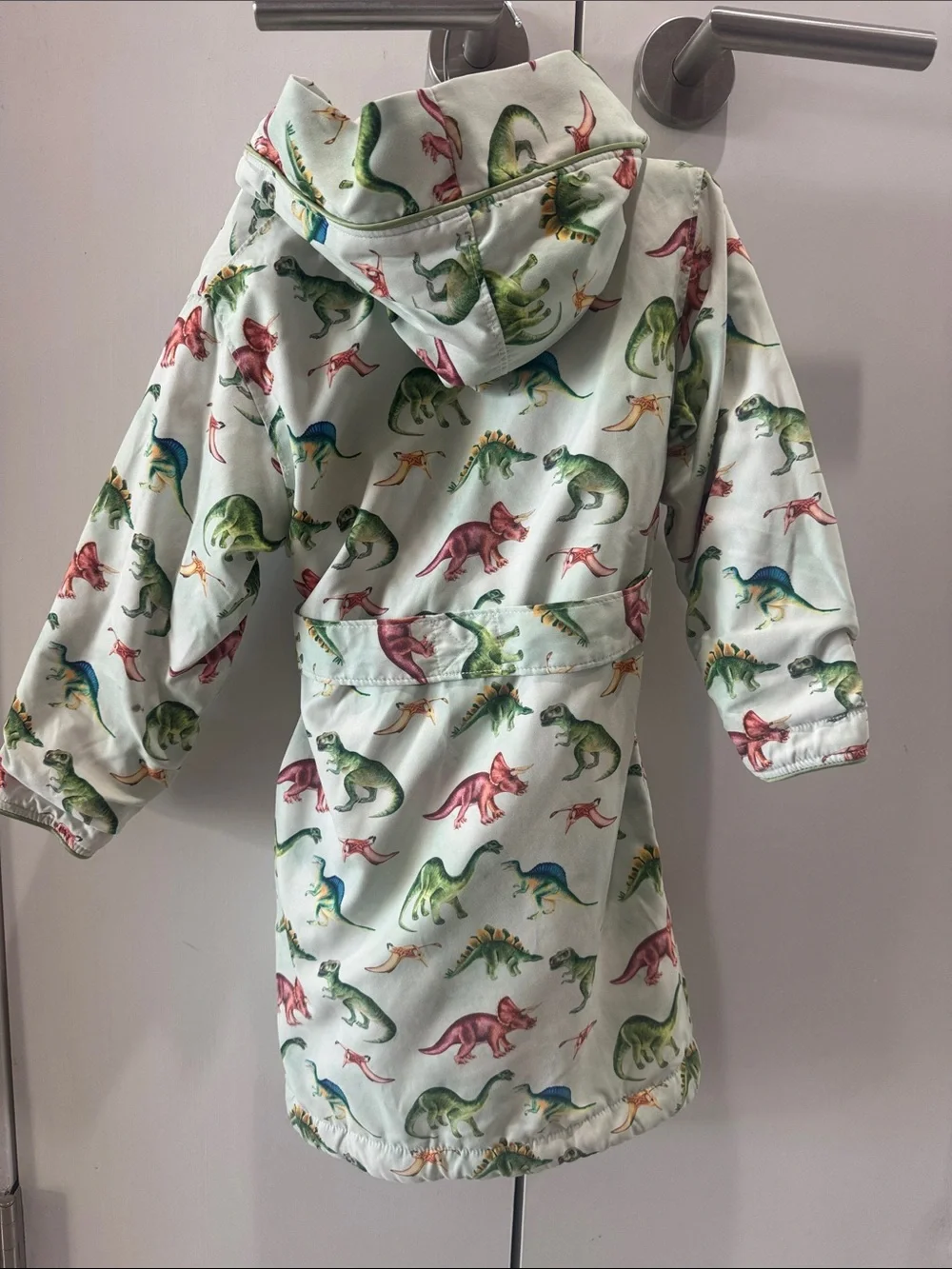 Posh Peanut Dino Hoodie Towel Robe